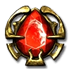 Rainbow Facet Fire/Death Jewel-Diablo 2: Resurrected