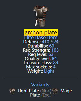 archon plate