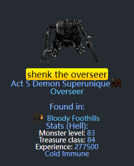 Shenk the overseer