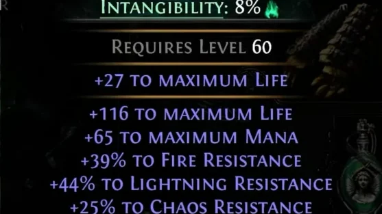 Intangibility Stacked on Crafted Items Intangibility Stacked on Crafted Items