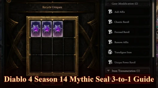 Diablo 4 Mythic Seal Guide Diablo 4 Mythic Seal Guide