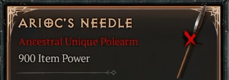 d4-ancestral-unique-polearm-arioc's-needle