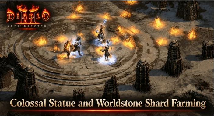 D2R S15: Colossal Statue and Worldstone Shard Farming D2R S15: Colossal Statue and Worldstone Shard Farming