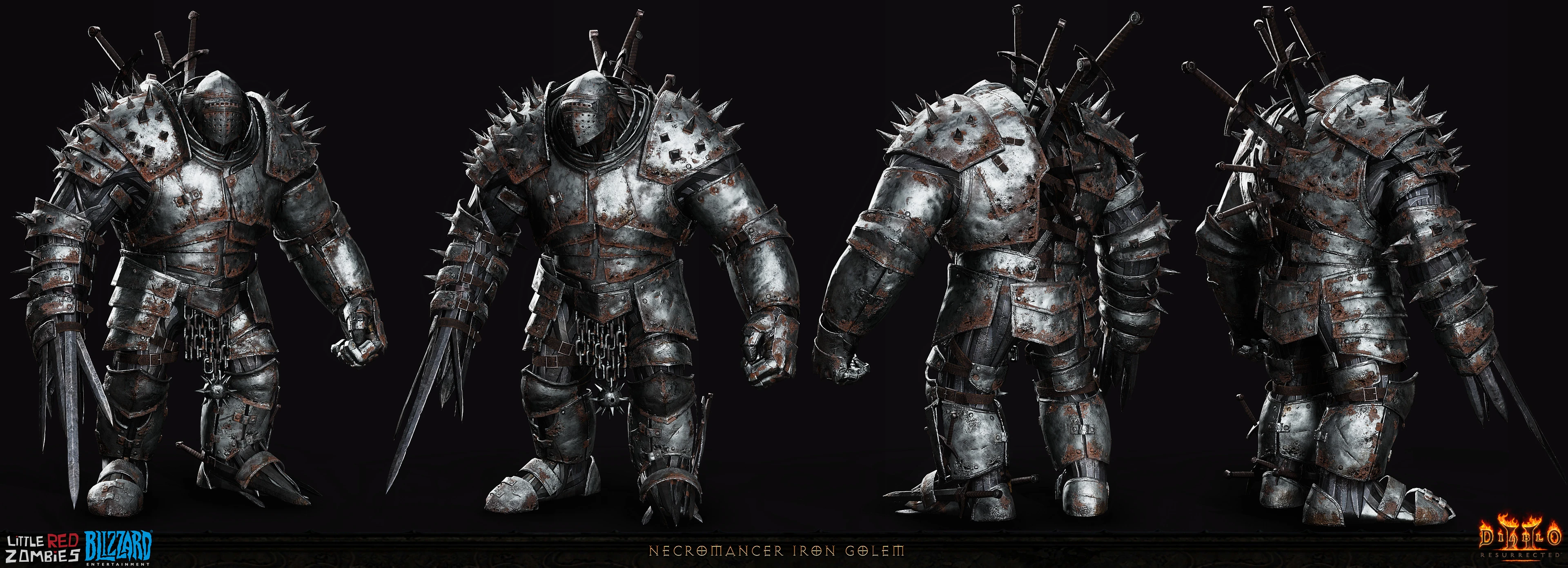 Diablo II Resurrected Necromancer's Choice of Golem: Which One Are You Using Now?