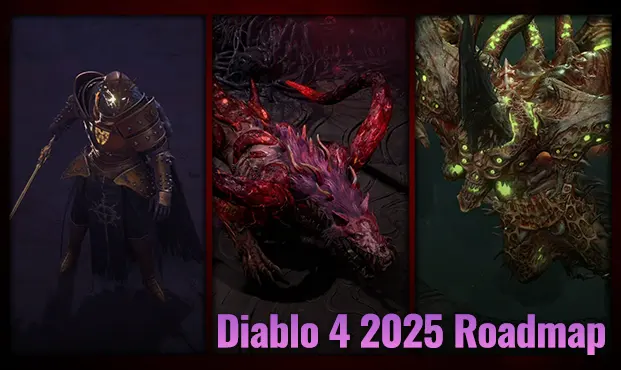 Diablo 4 2025 Roadmap - All Four Seasonal Events