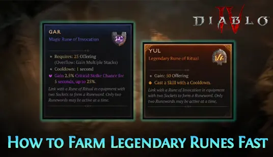 How to Farm Legendary Runes Fast in Diablo IV Season 10
