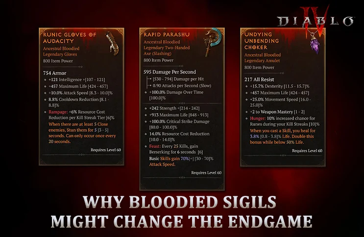 Diablo 4 Season 12: Why Bloodied Sigils Might Finally Fix the Endgame