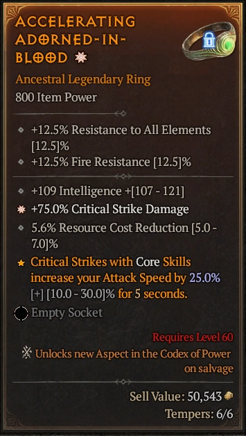 ACCELERATING ADORNED-IN-BLOOD 4#11997