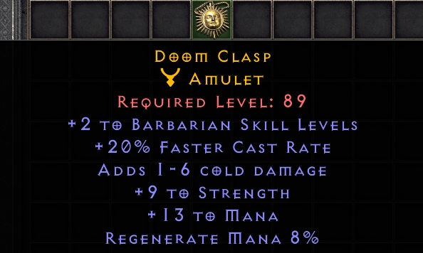 Doom Clasp #14365AAA