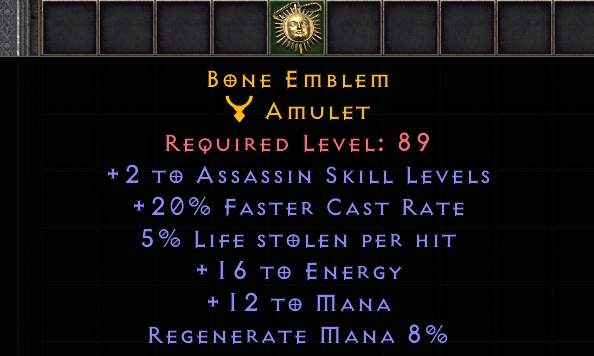 Bone Emblem-2 #14365AAA
