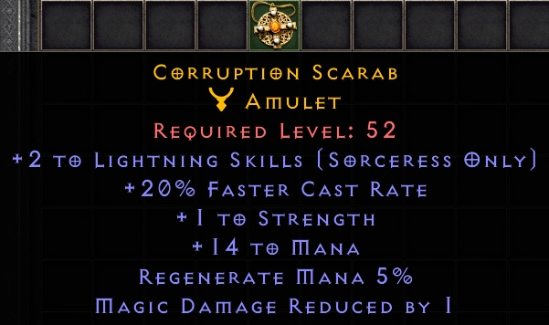 Corruption Scarab #14365AAA
