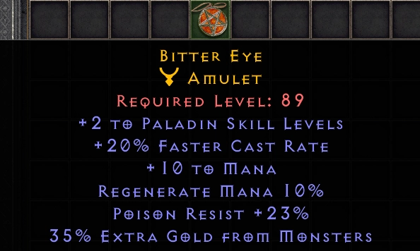 Bitter Eye #14365AAA