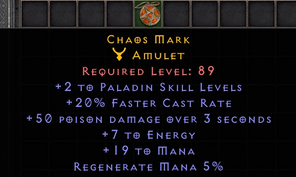 Chaos Mark #14365AAA