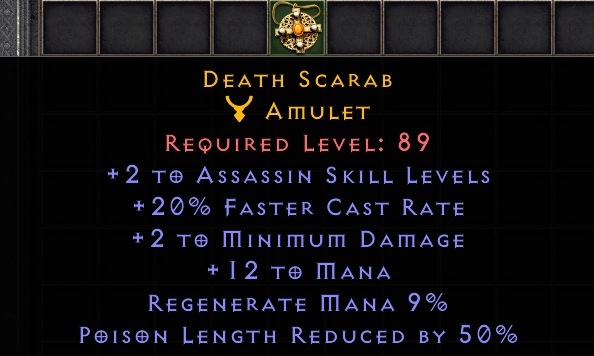 Death Scarab #14365AAA