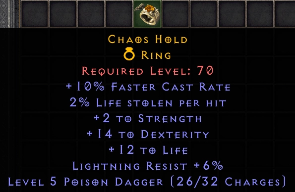Chaos Hold #14365CCC
