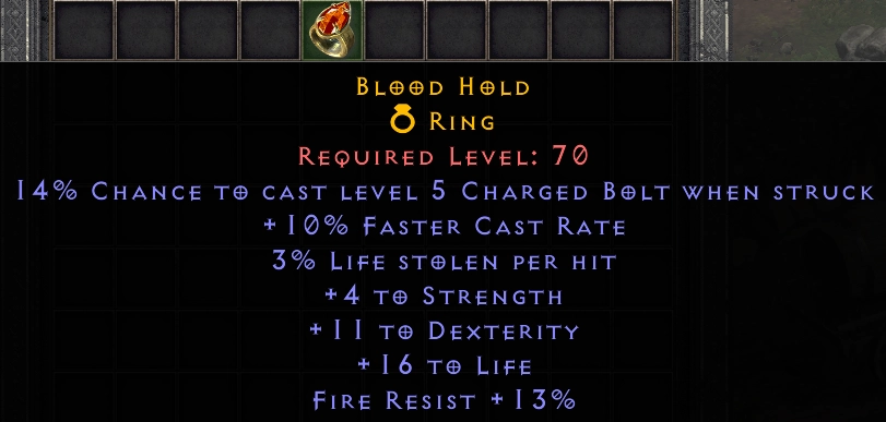 Blood Hold #14365CCC