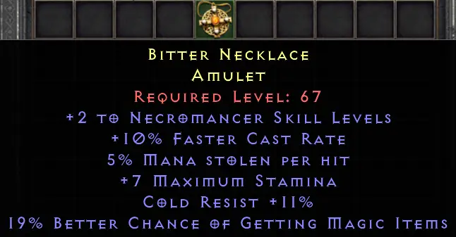 Bitter Necklace