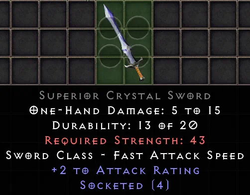 Superior Crystal Sword-3 AAA#3515
