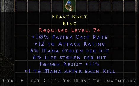 Beast Knot PP#235354263 Specific Items-Diablo 2: Resurrected