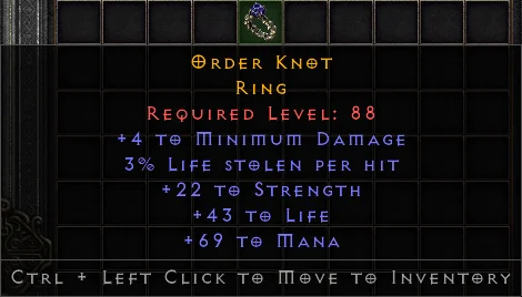 Order Knot DD#3507 Specific Items-Diablo 2: Resurrected