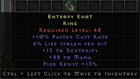 Entropy Knot DD#3507 Specific Items-Diablo 2: Resurrected