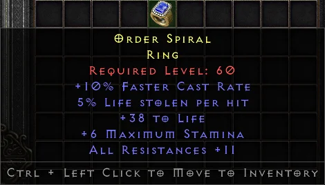 Order Spiral GG#3507 Specific Items-Diablo 2: Resurrected