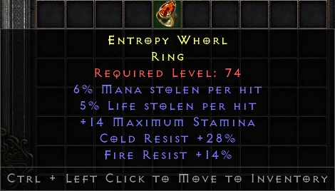 Entropy Whorl GG#3507 Specific Items-Diablo 2: Resurrected