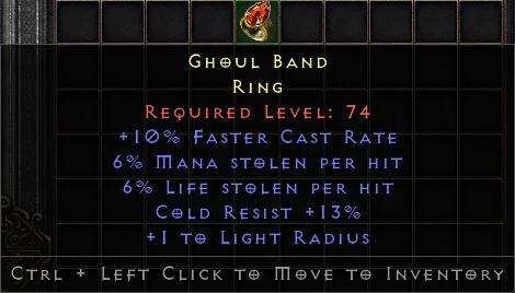 Ghoul Band GG#3507 Specific Items-Diablo 2: Resurrected