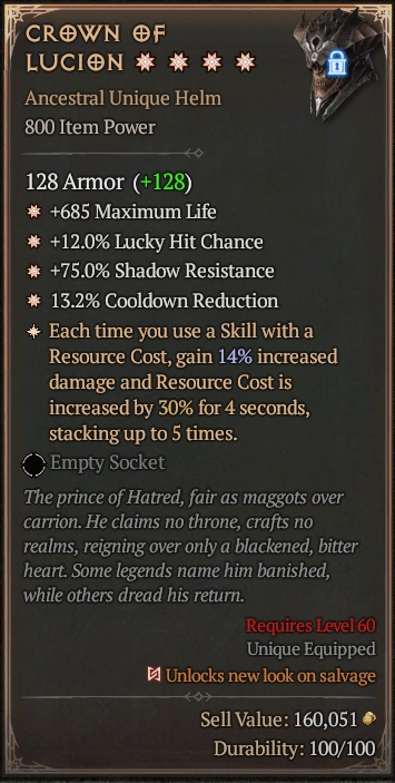 CROWN OF LUCION 7S#31143