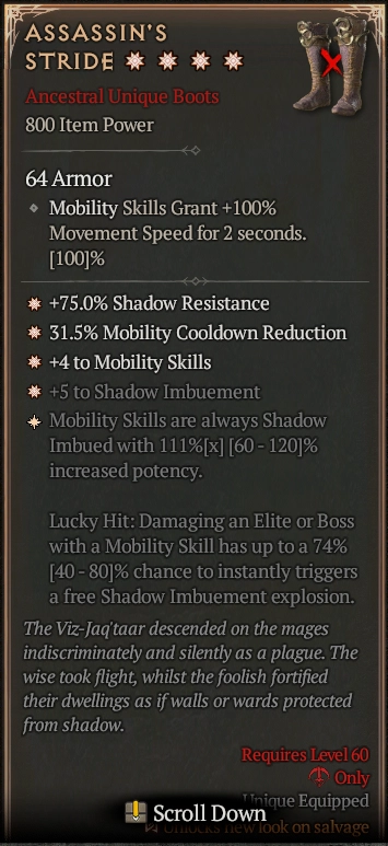 ASSASSIN'S STRIDE 4S#31765