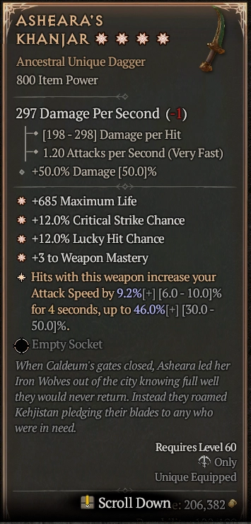 ASHEARA'S KHANJAR 5S#31870