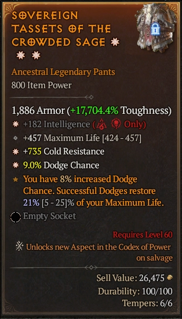 SOVEREIGN TASSETS OF THE CROWDED SAGE 6S#31145