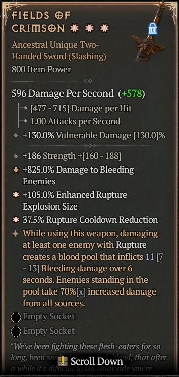 FIELDS OF CRIMSON 1S#31345-2