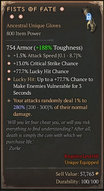 FISTS OF FATE 4S#31765