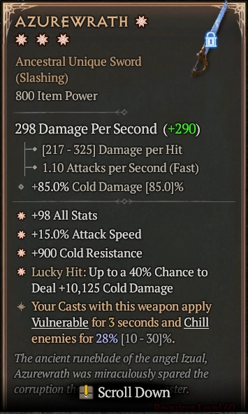 AZUREWRATH 4S#31871-3