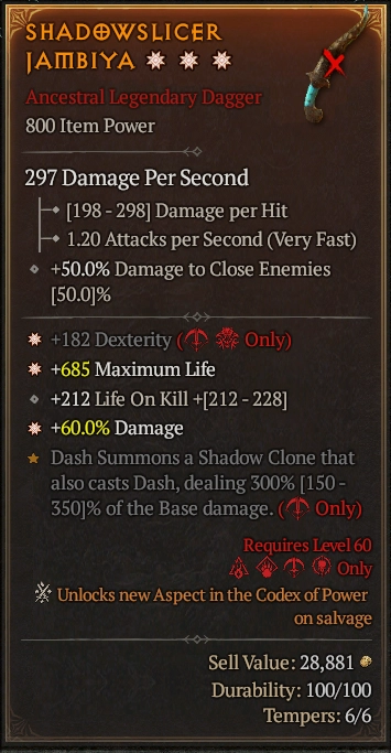 SHADOWSLICER JAMBIYA 6S#31871