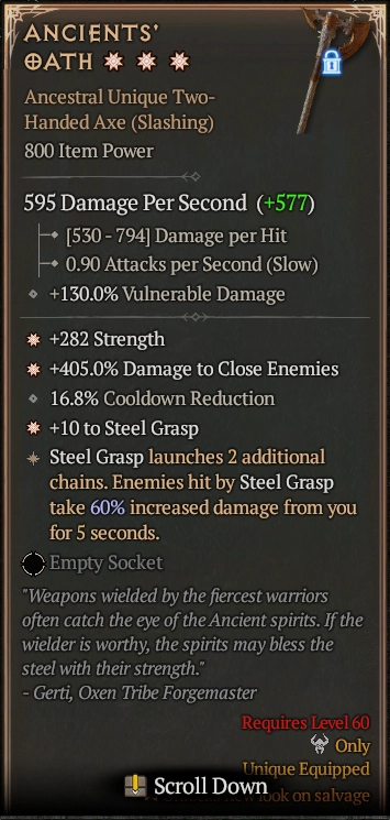 ANCIENTS' OATH 5S#3223