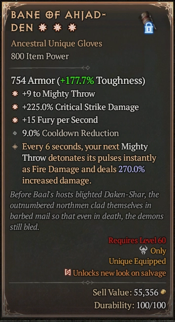 BANE OF AHJAD-DEN 5S#3223