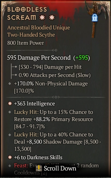 BLOODLESS SCREAM 1S#31582