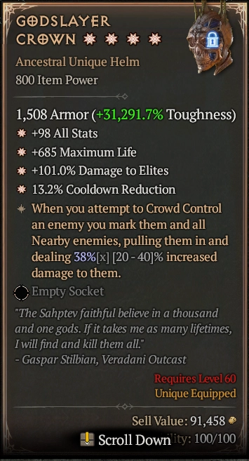 GODSLAYER CROWN 6S#31582