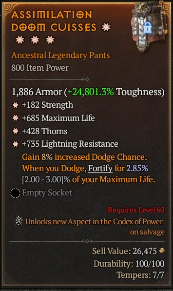 ASSIMILATION DOOM CUISSES 1S#3640-2