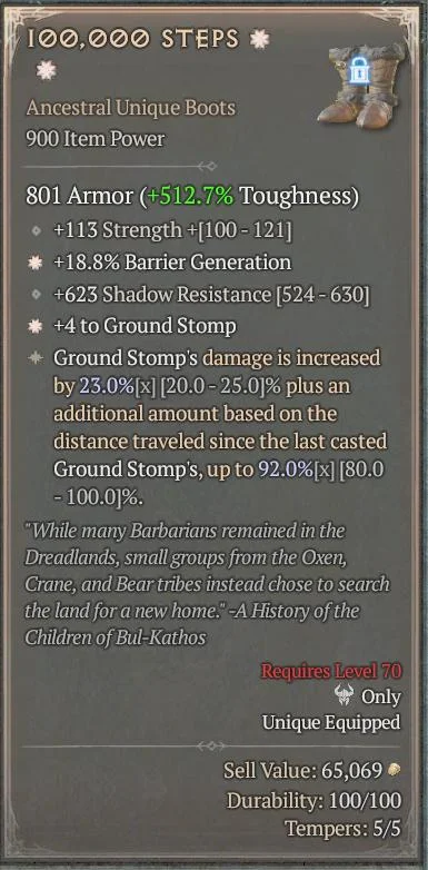 BUY 100,000 STEPS 3S#11379-Diablo 4 Items