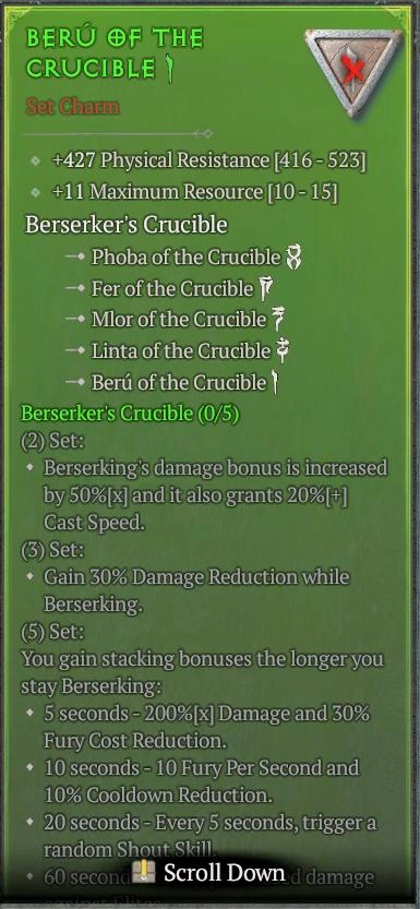 BUY BERU OF THE CRUCIBLE 3S#31804-Diablo 4 Items