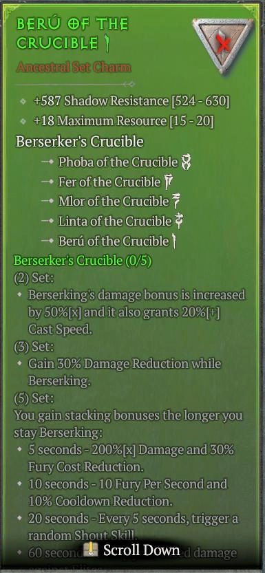 BUY BERU OF THE CRUCIBLE 3S#31804-2-Diablo 4 Items