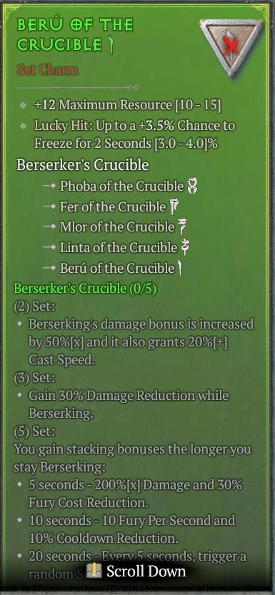 BUY BERU OF THE CRUCIBLE 3S#31804-3-Diablo 4 Items