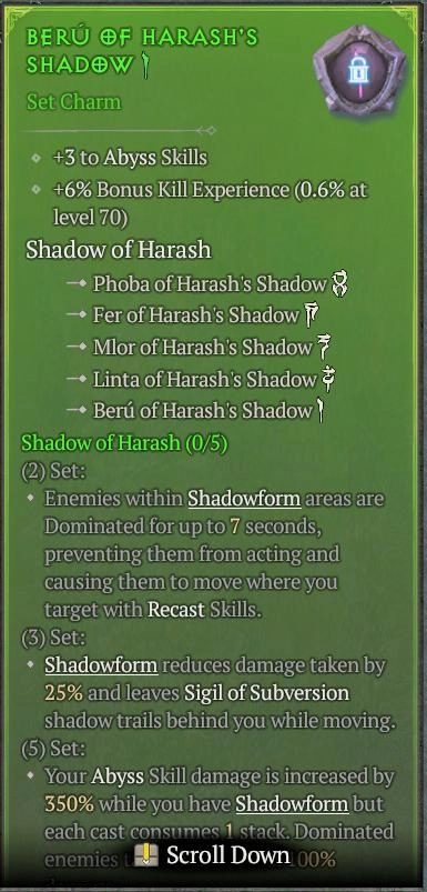 BUY BERU OF HARASH'S SHADOW 2S#3312-2-Diablo 4 Items