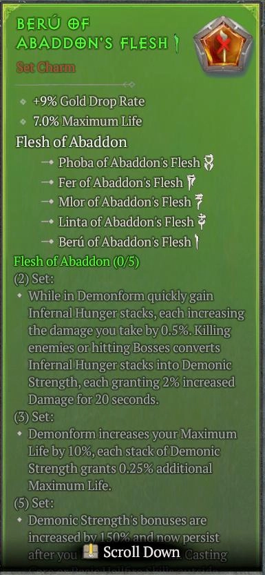 BUY BERU OF ABADDON'S FLESH 1S#3312-2-Diablo 4 Items