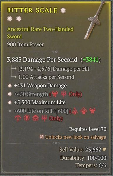 BUY BITTER SCALE 1S#33948-Diablo 4 Items