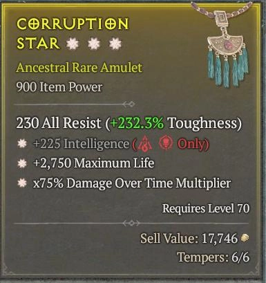 BUY CORRUPTION STAR 2S#33948-Diablo 4 Items