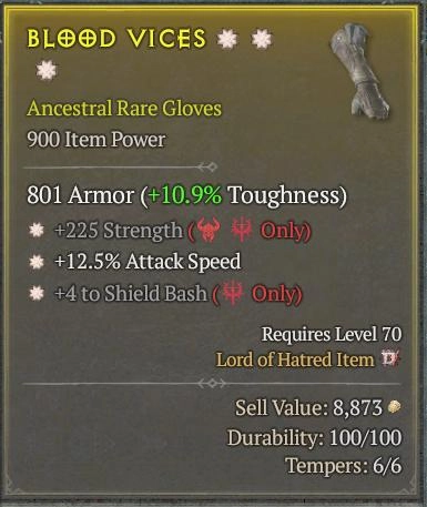 BUY BLOOD VICES 4S#33948-Diablo 4 Items